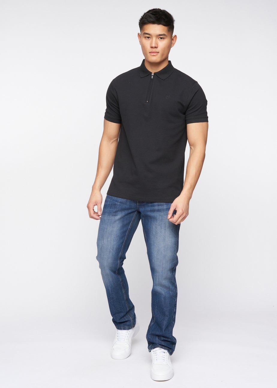 Crosshatch Stone Wash New Embossed Techno Denim Jeans