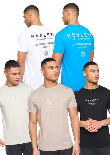 Henleys Assorted Henstack T-Shirt 5 Pack