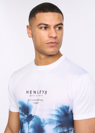 Henleys Optic White Hennicane T-Shirt