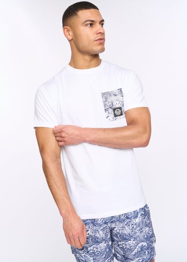 Henleys Optic White Henwave T-Shirt
