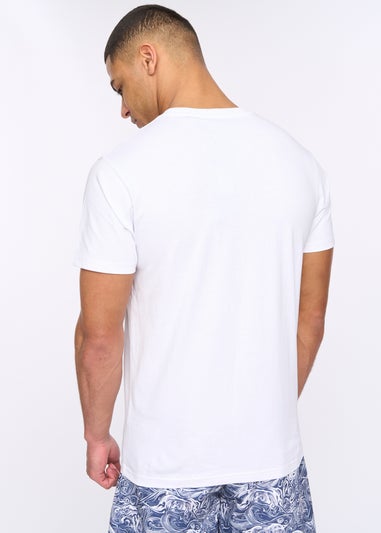 Henleys Optic White Henwave T-Shirt