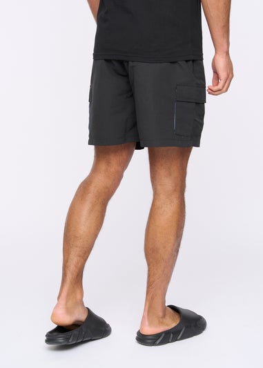 Henleys Black Henulty Swim Shorts