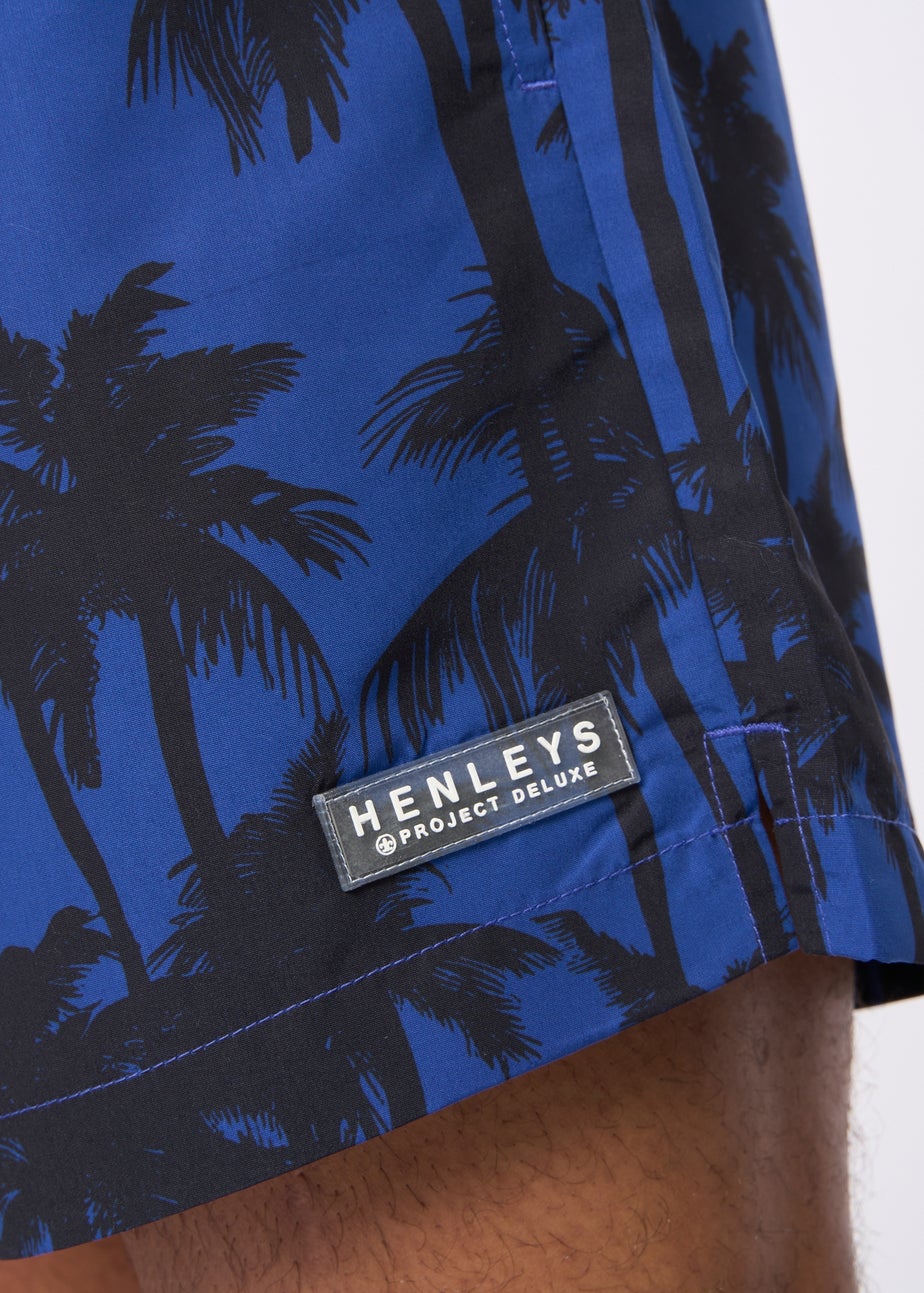 Henleys Navy Henwoods Swim Shorts