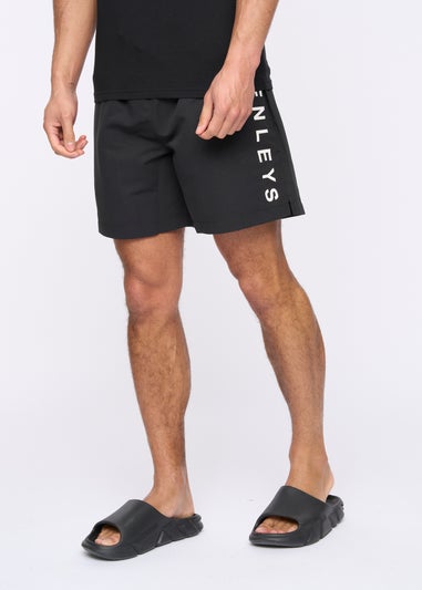 Henleys  Black Henybold Swim Shorts