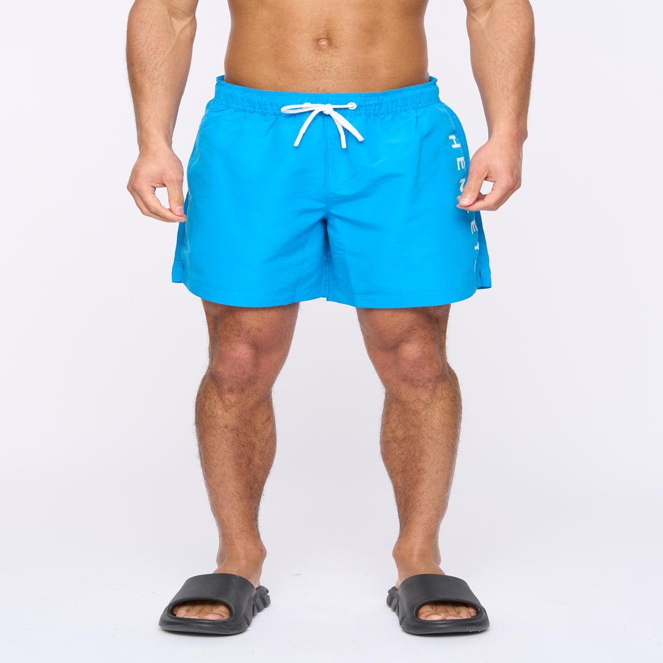 Henleys Blue Henybold Swim Shorts