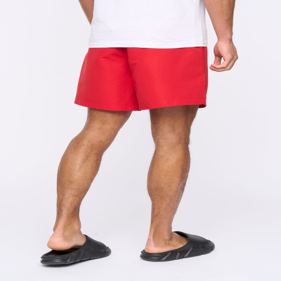 Henleys Red Henybold Swim Shorts