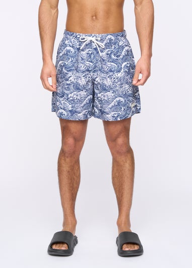 Henleys Navy Henwave Swim Shorts