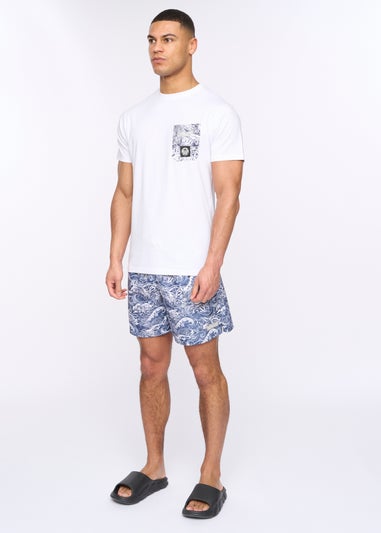 Henleys Navy Henwave Swim Shorts