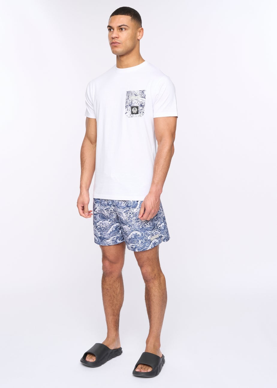 Henleys Navy Henwave Swim Shorts