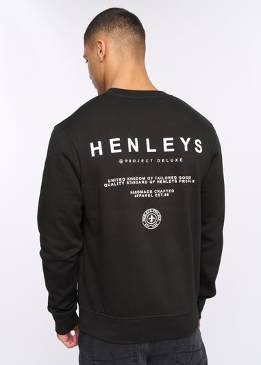Henleys Black Henstack Crew