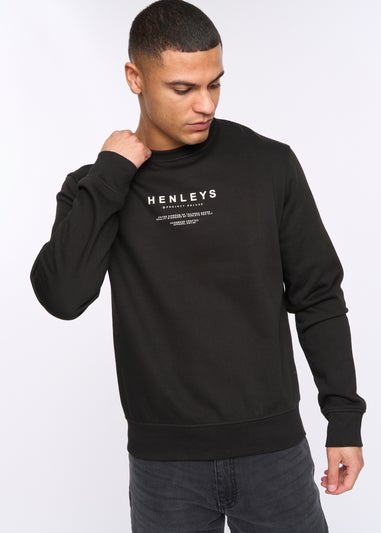 Henleys Black Henstack Crew