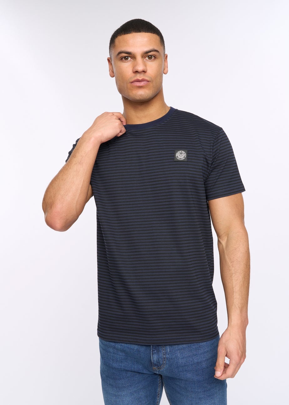 Henleys Navy Henbrett Stripe T-Shirt