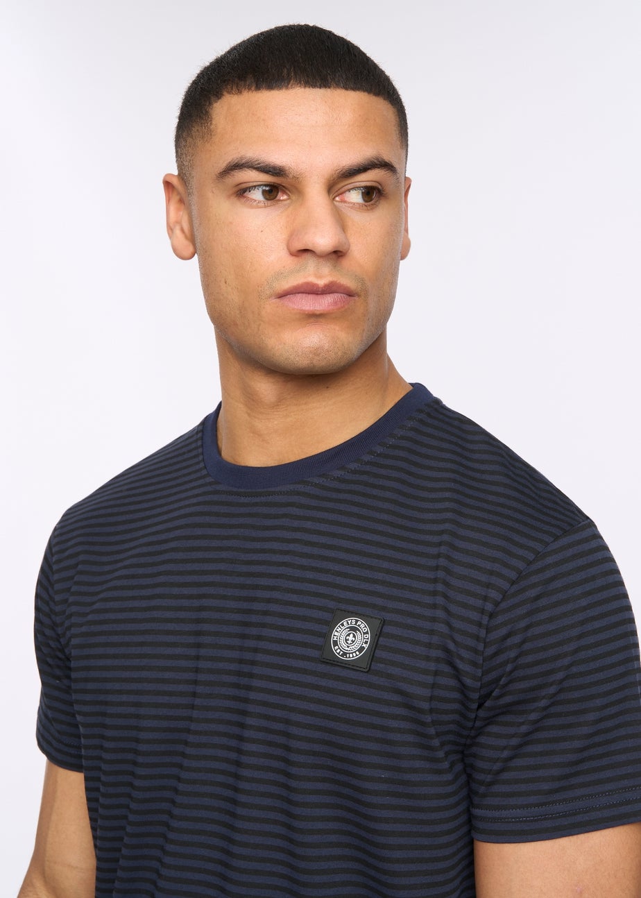 Henleys Navy Henbrett Stripe T-Shirt