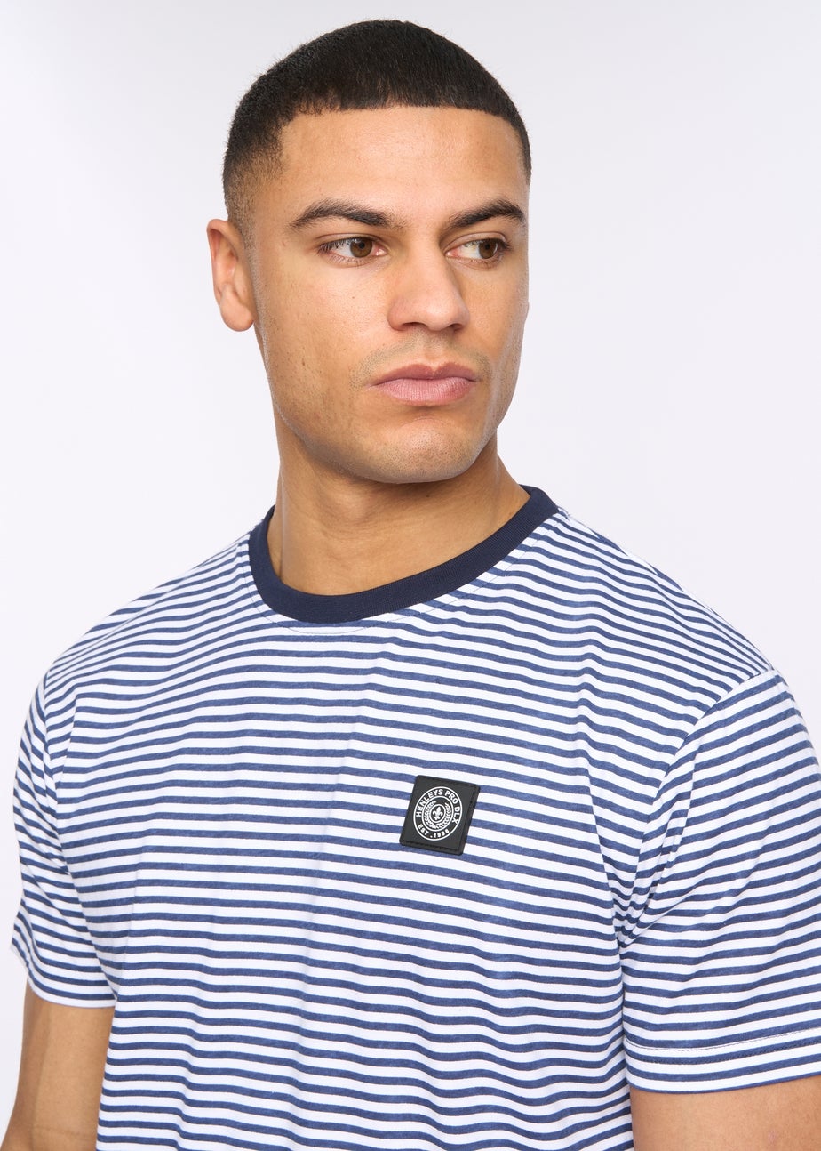 Henleys White Henbrett Stripe T-Shirt