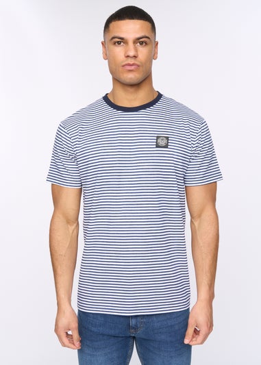 Henleys White Henbrett Stripe T-Shirt