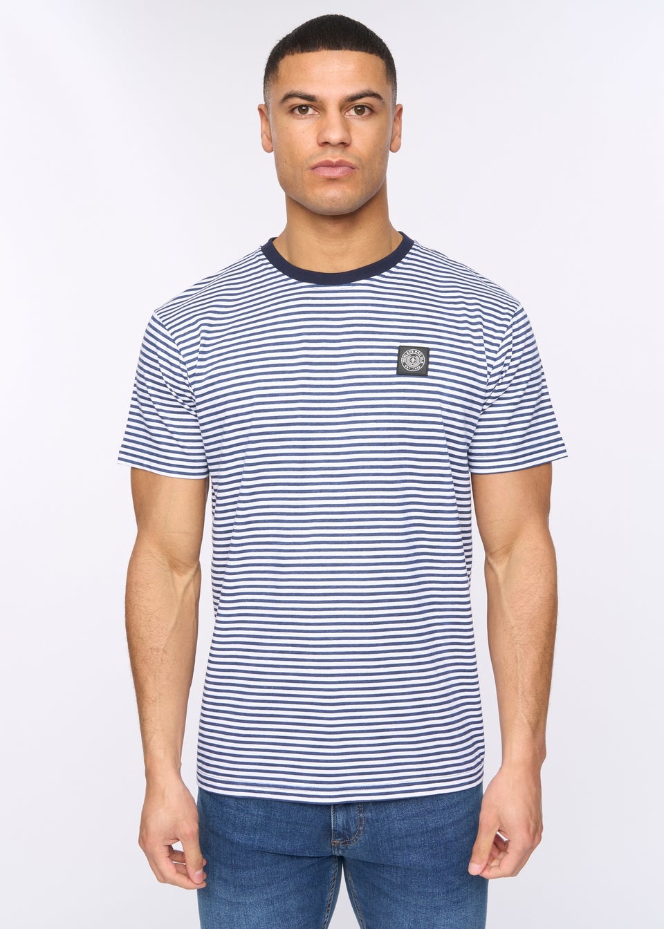 Henleys White Henbrett Stripe T-Shirt