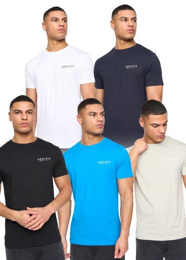 Henleys Assorted Henycore T-Shirt 5 Pack