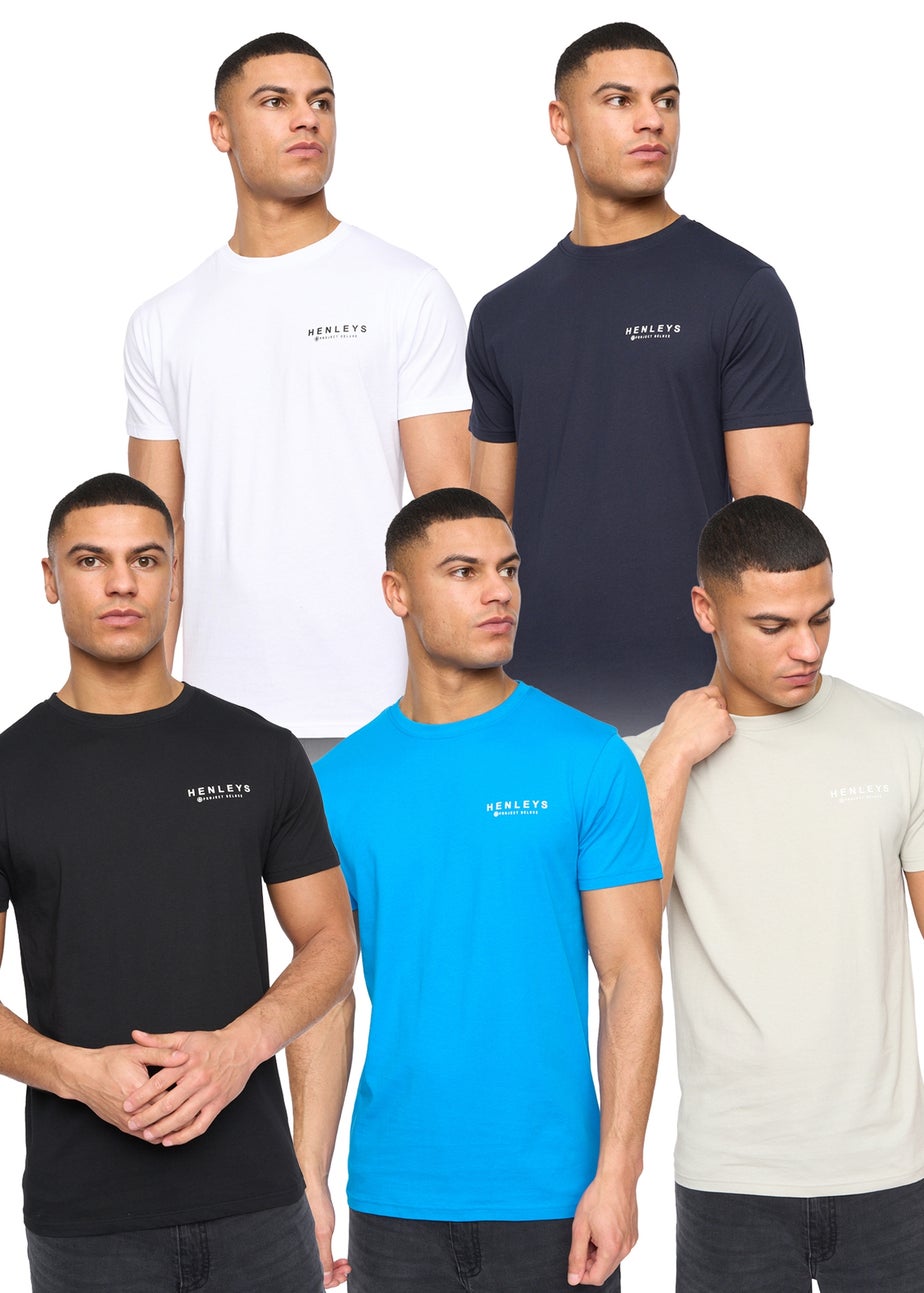 Henleys Assorted Henycore T-Shirt 5 Pack
