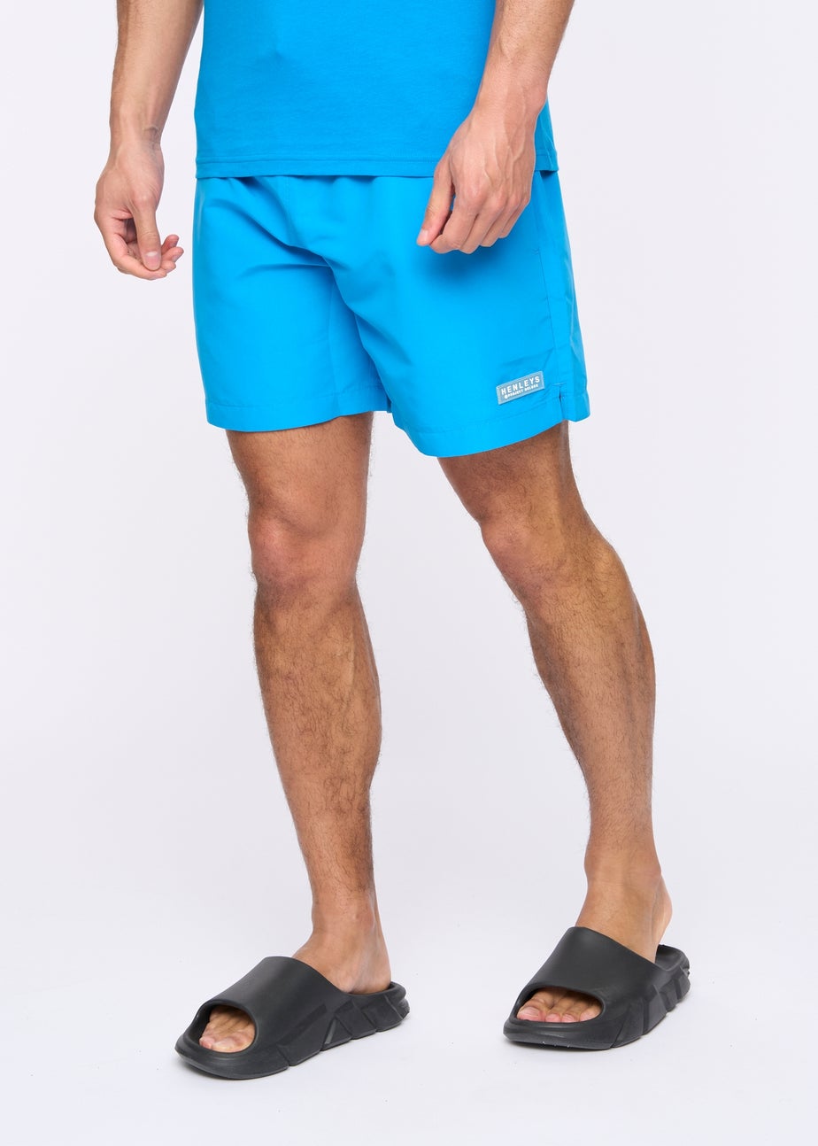 Henleys Blue Henycore Swim Shorts