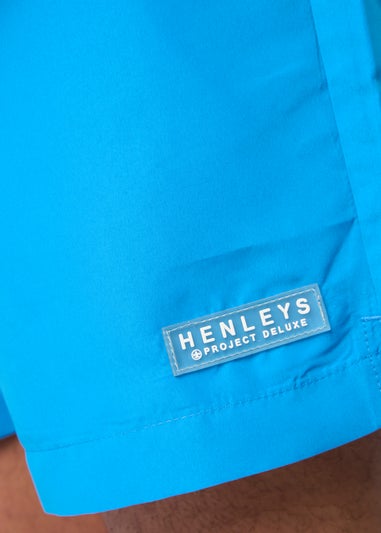 Henleys Blue Henycore Swim Shorts