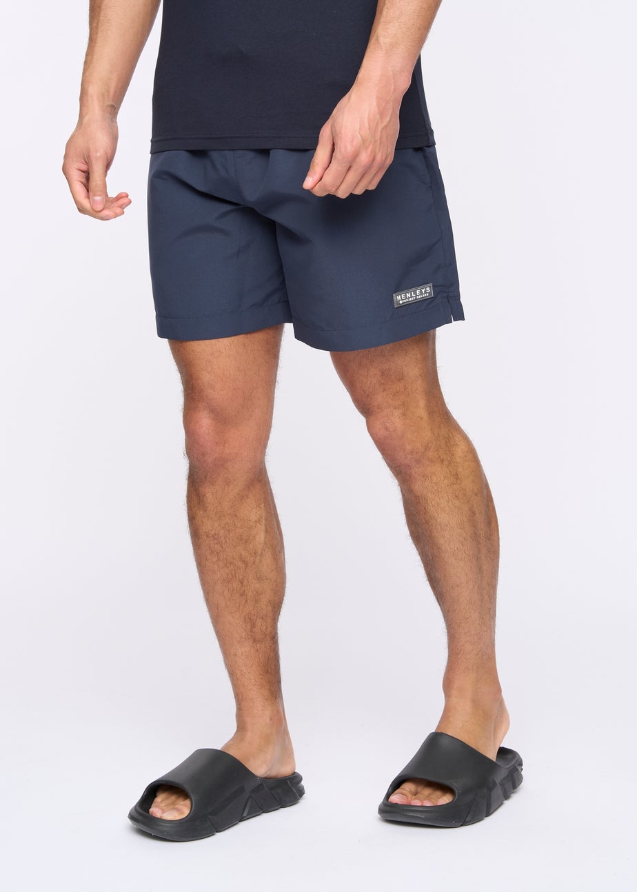 Henleys Navy Henycore Swim Shorts