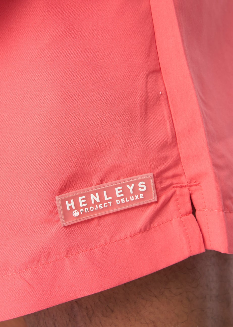 Henleys Coral Henycore Swim Shorts