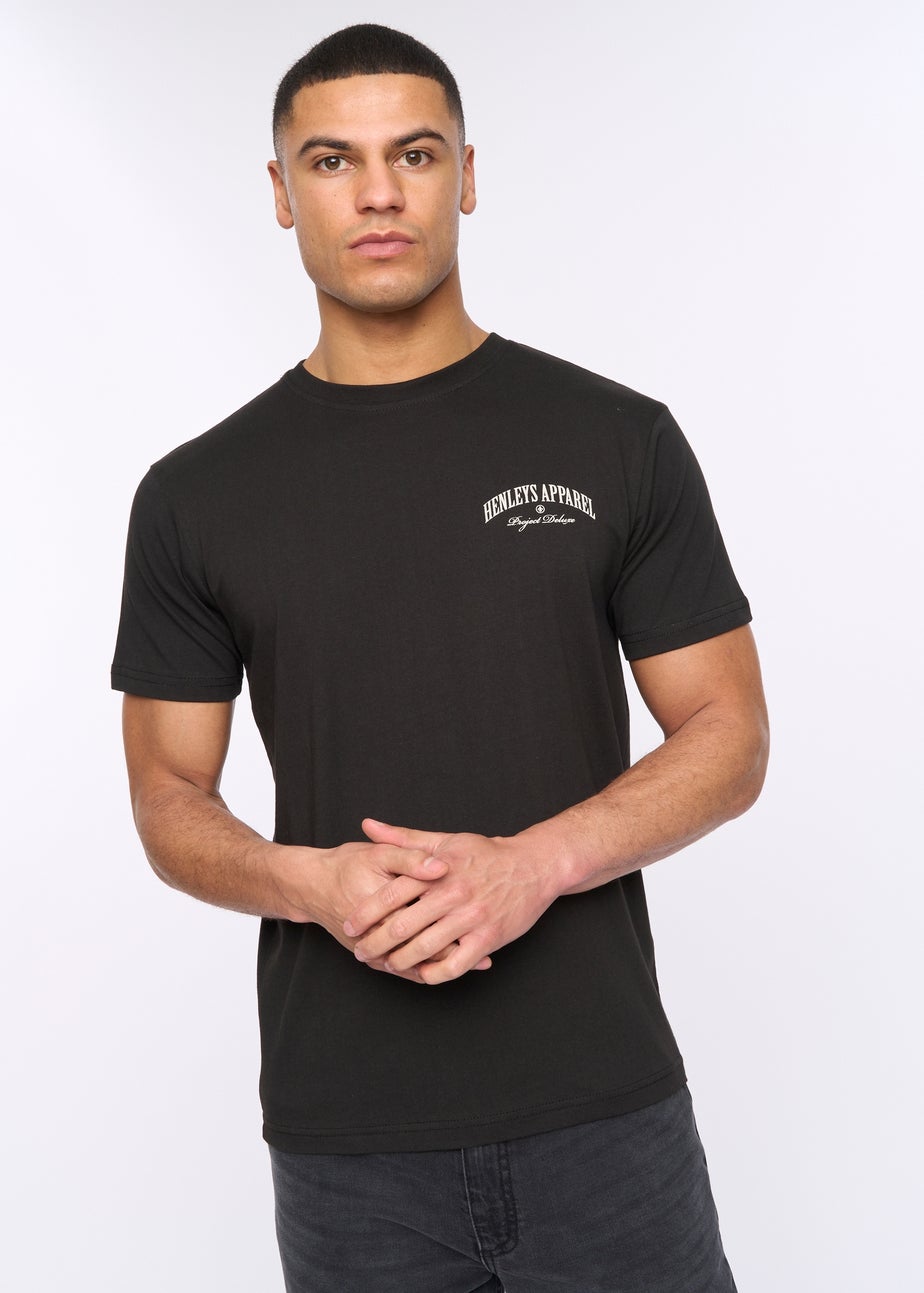 Henleys Black Henwing T-Shirt