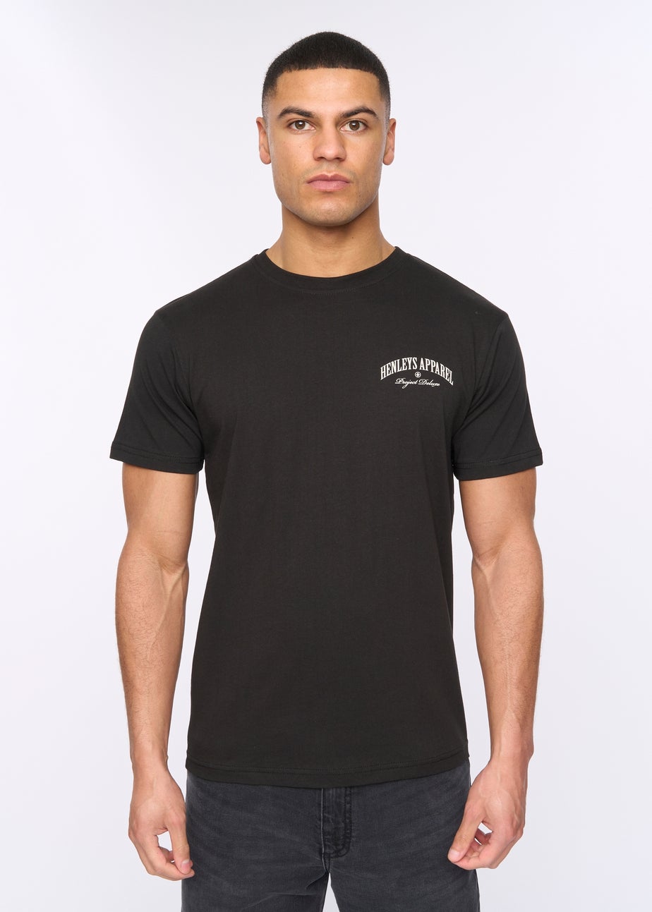 Henleys Black Henwing T-Shirt