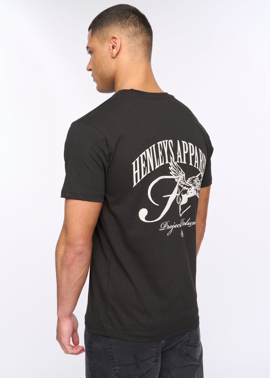 Henleys Black Henwing T-Shirt