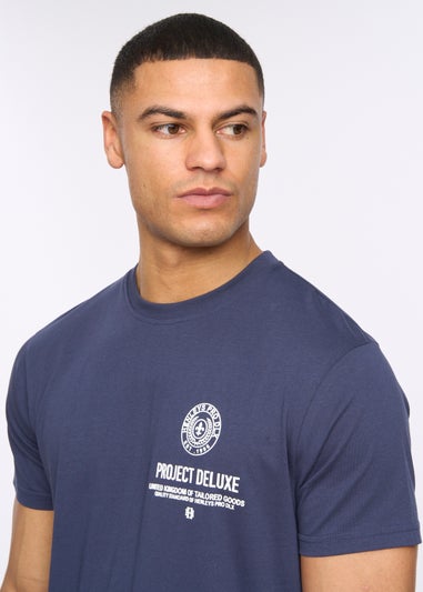 Henleys Navy Henstamp T-Shirt