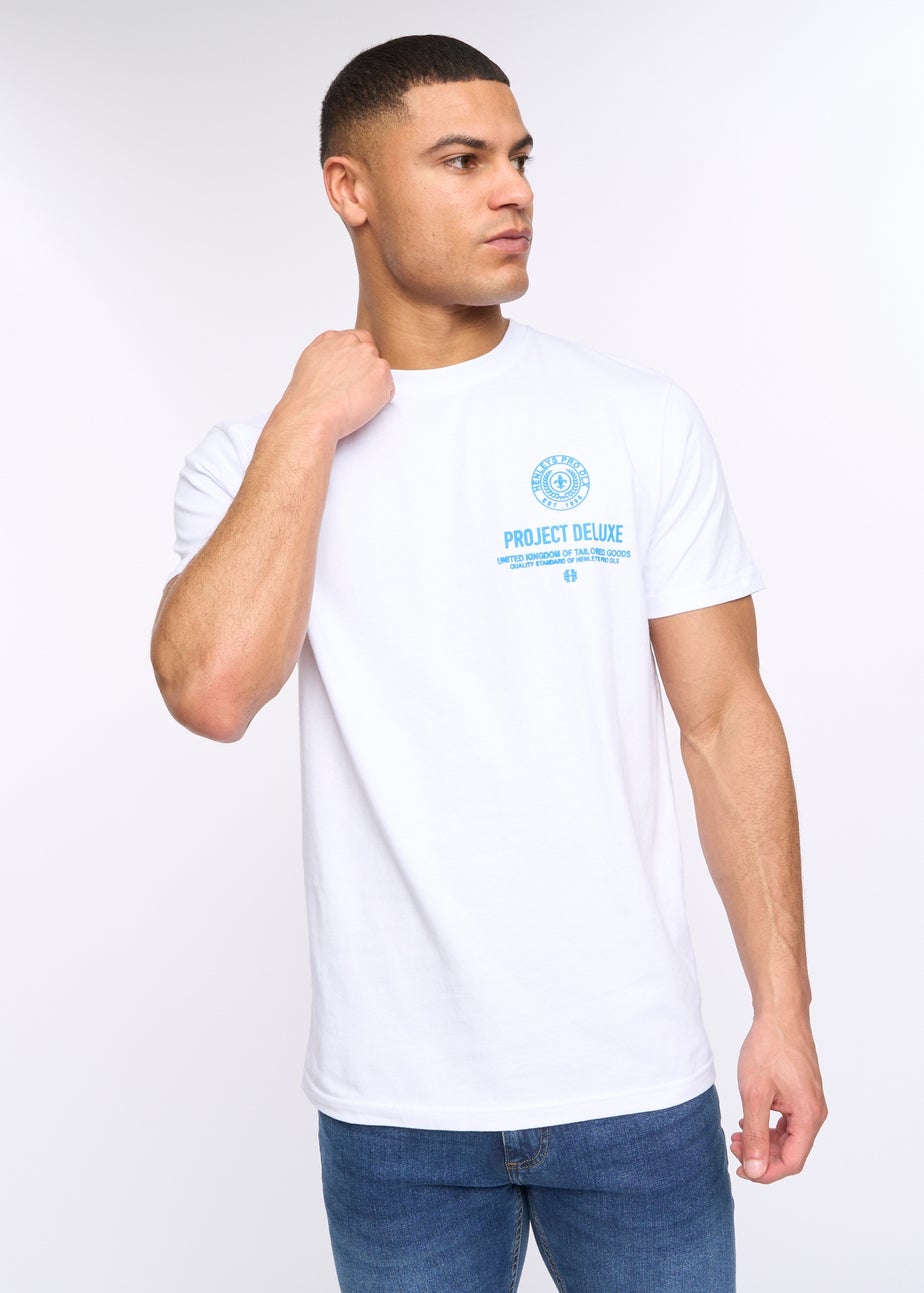 Henleys White Henstamp T-Shirt