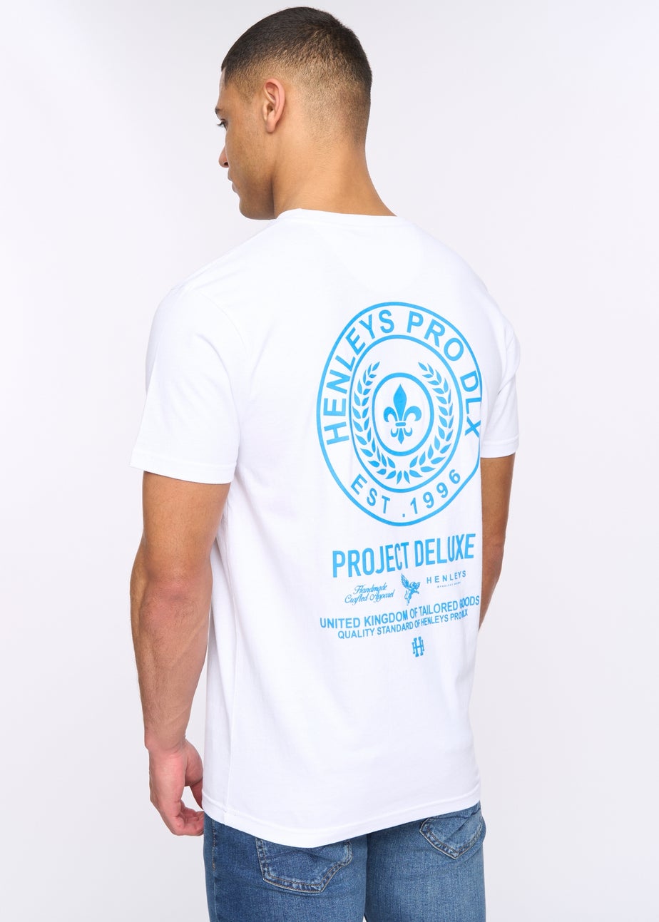 Henleys White Henstamp T-Shirt