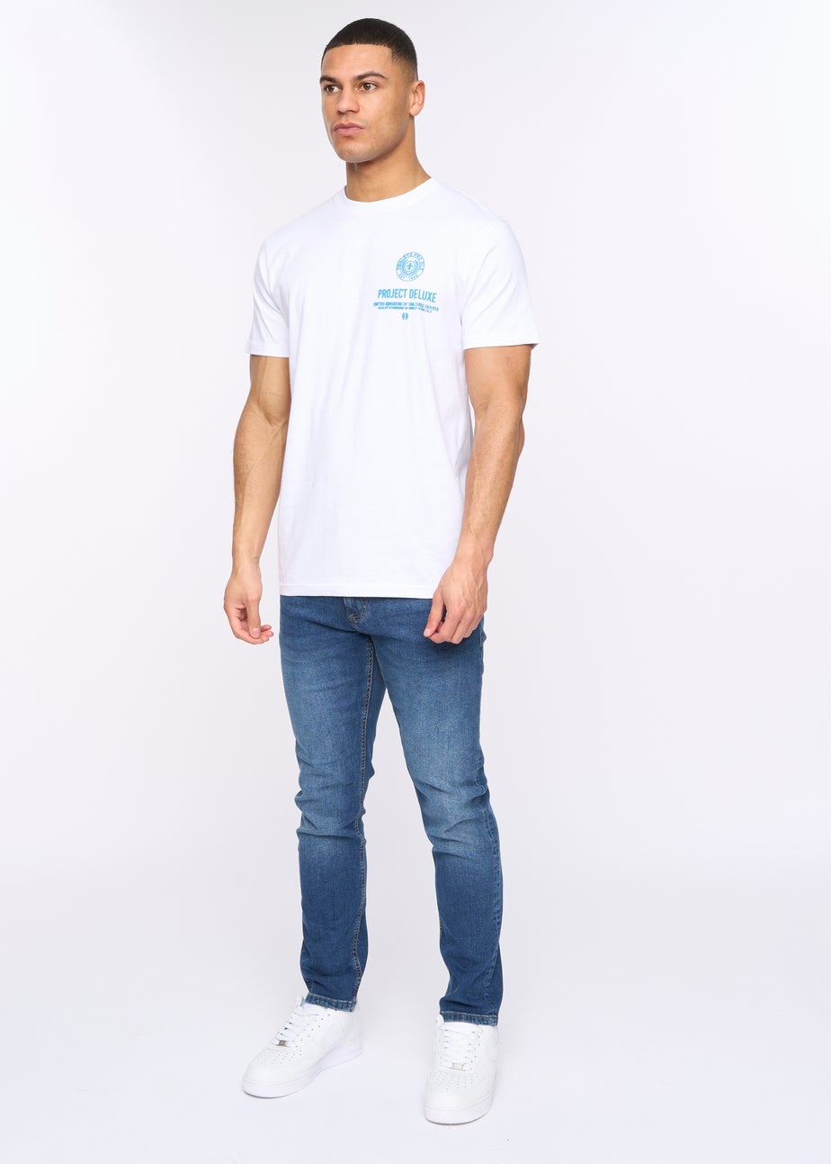 Henleys White Henstamp T-Shirt