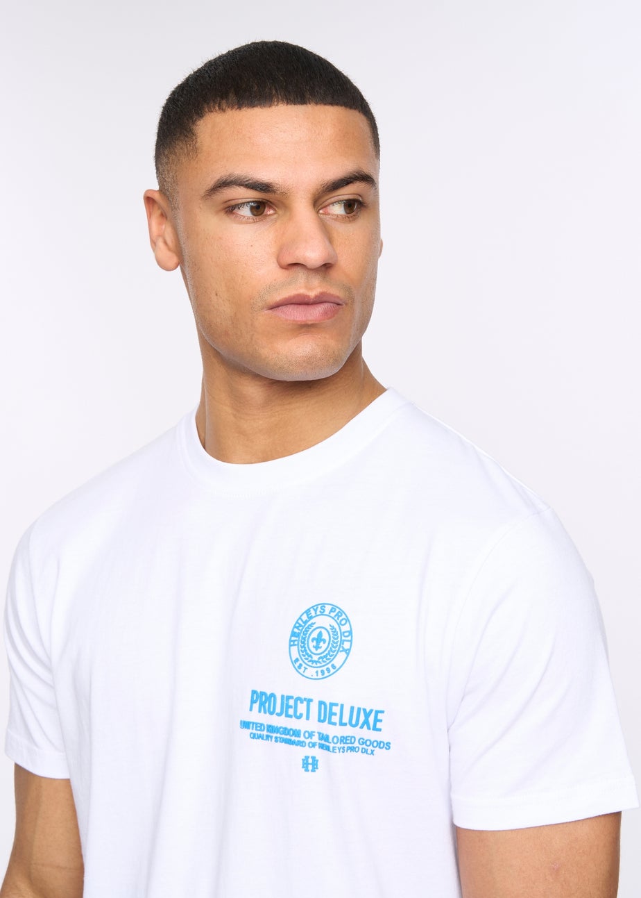 Henleys White Henstamp T-Shirt