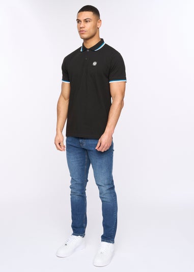 Henleys Black Henalpha Polo