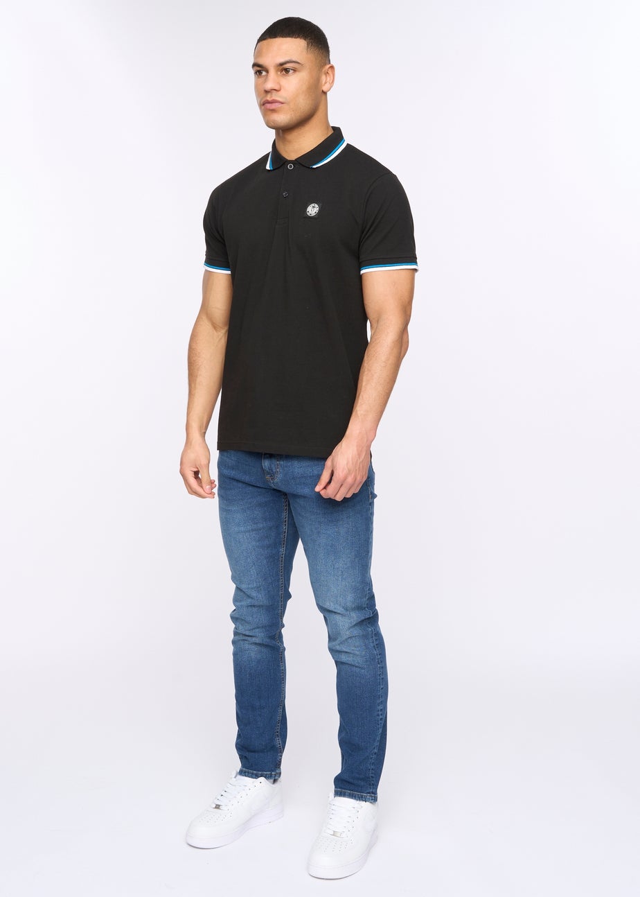 Henleys Black Henalpha Polo