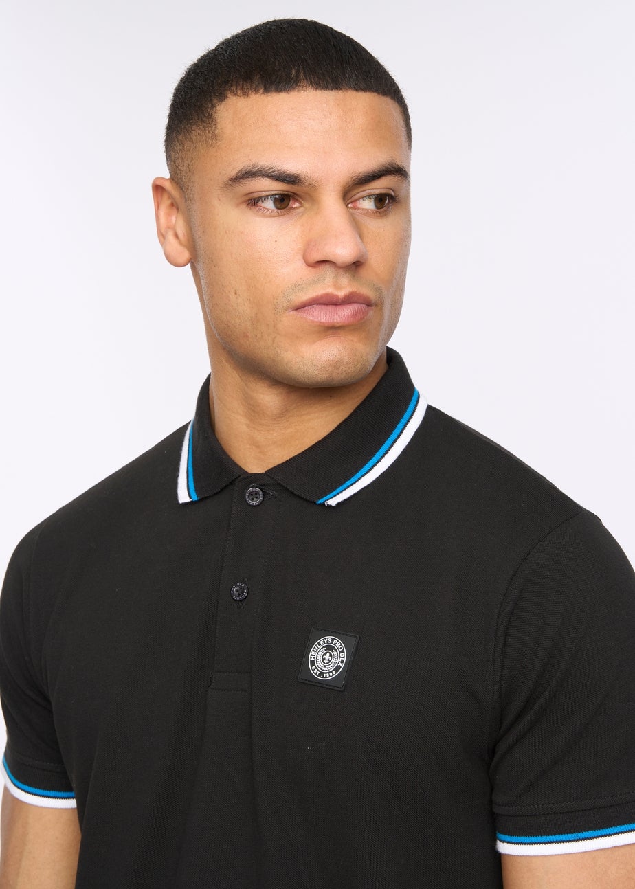 Henleys Black Henalpha Polo