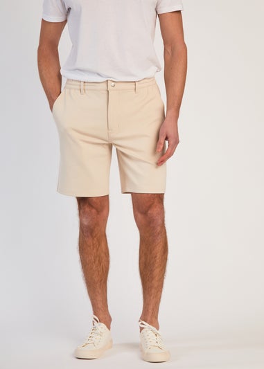Tokyo Laundry Natural Jersey Shorts with Drawstring