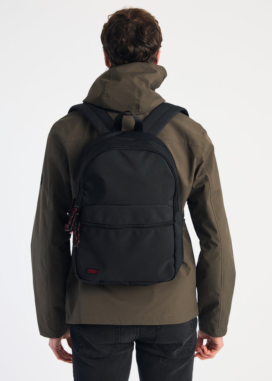 Tokyo Laundry Black Multi Compartment Backpack