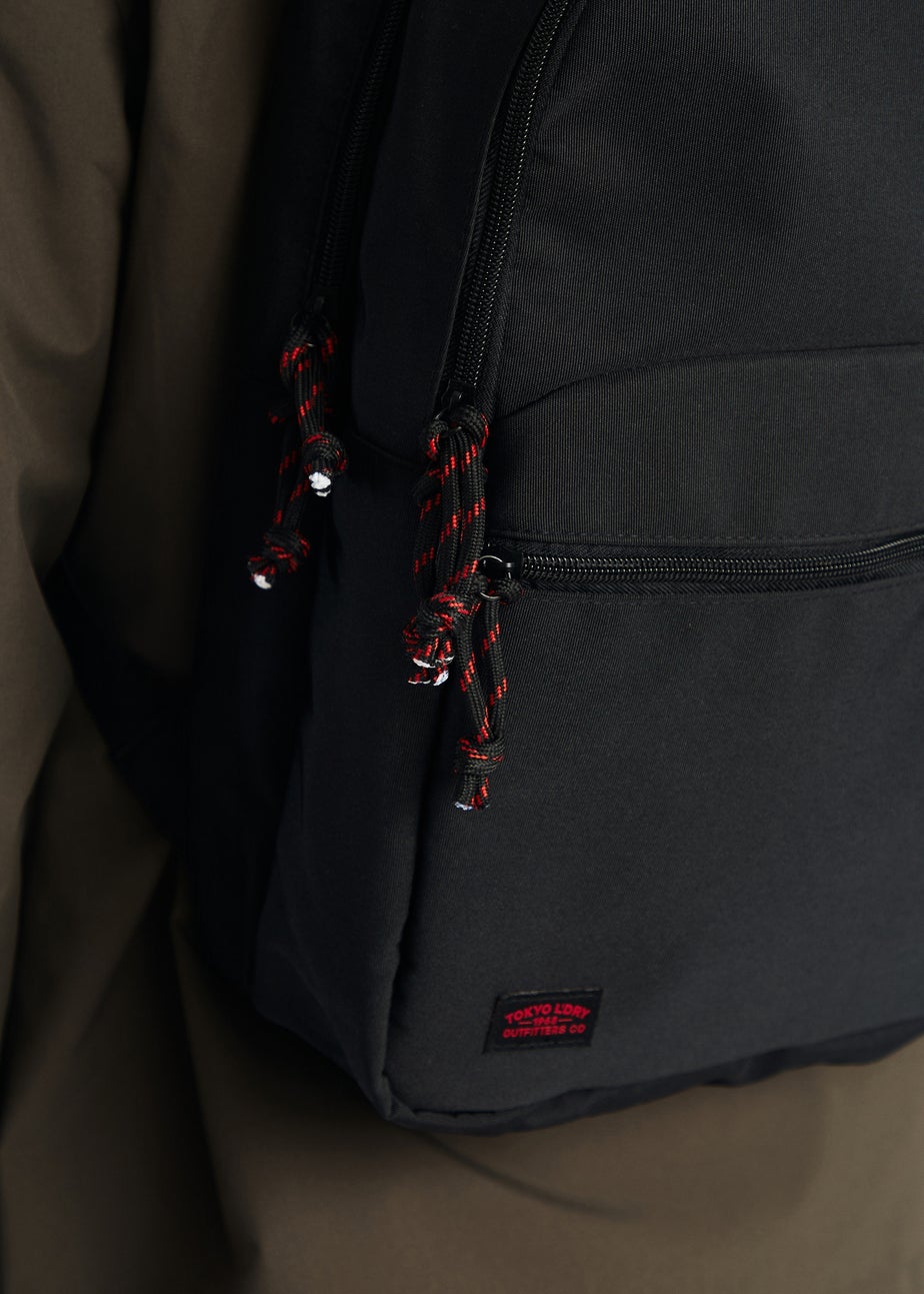 Tokyo Laundry Black Multi Compartment Backpack