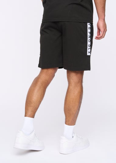 Henleys Black Henjaque Tee & Short Twinset