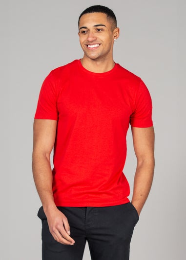 Tokyo Laundry Red Cotton 5-Pack Short Sleeve T-Shirts