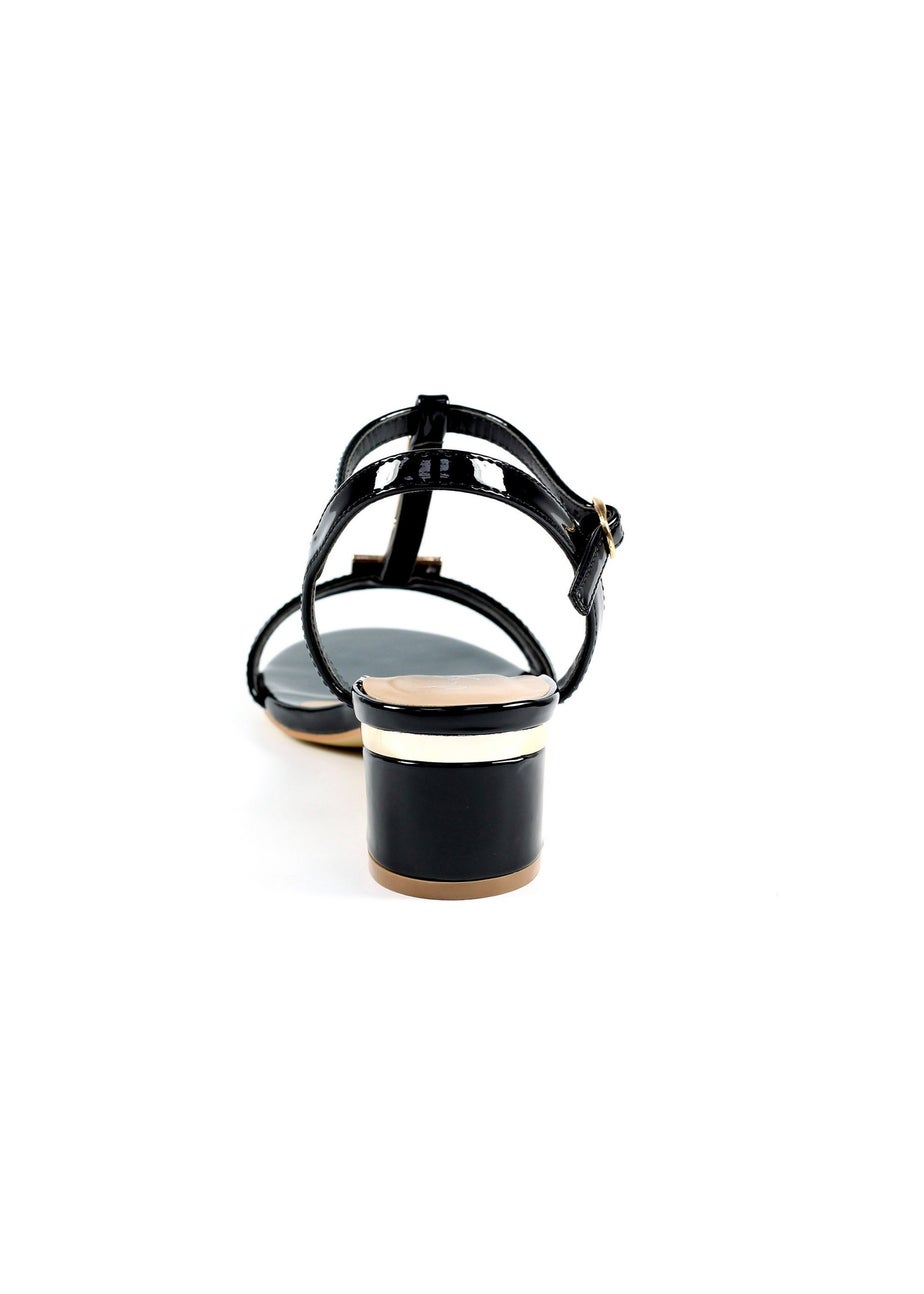 Lunar Black Blaze Sandal