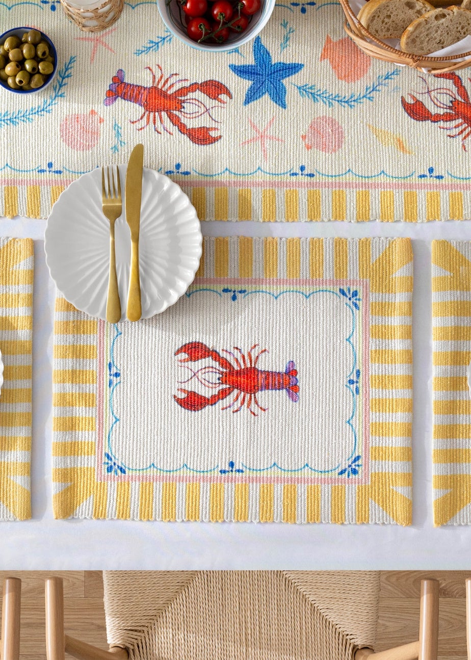 furn. Brunch Stripes Indoor/Outdoor Table Runner