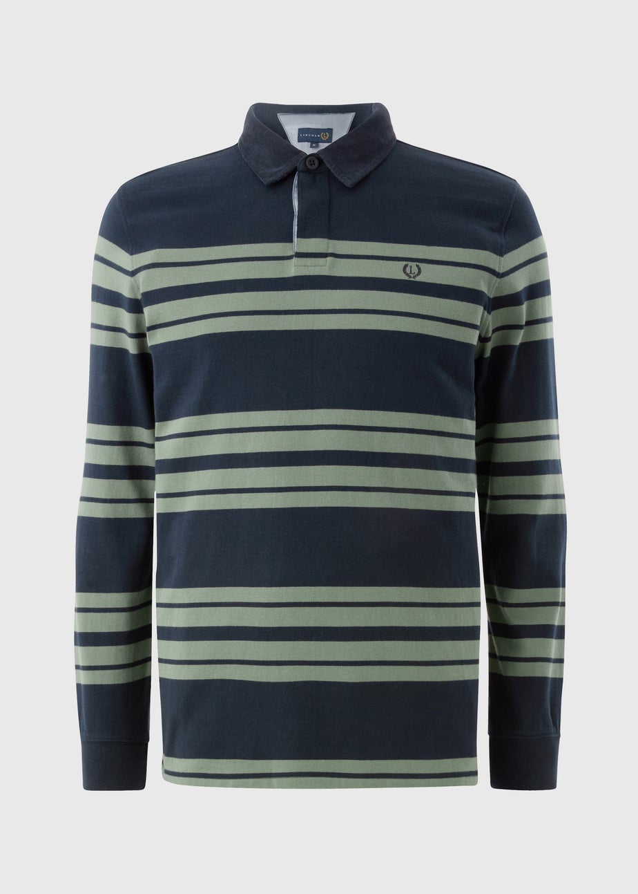 Lincoln Navy Striped Rugby Top