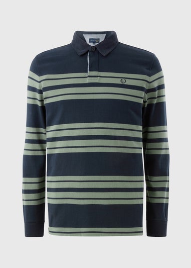 Lincoln Navy Striped Rugby Top