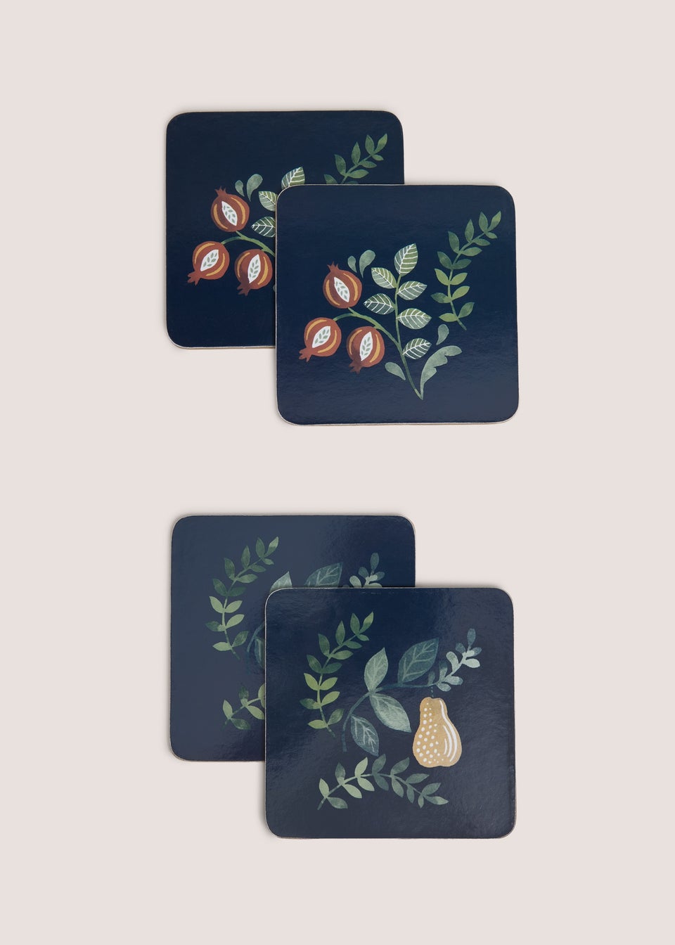 Navy Celestial Lustre Coasters