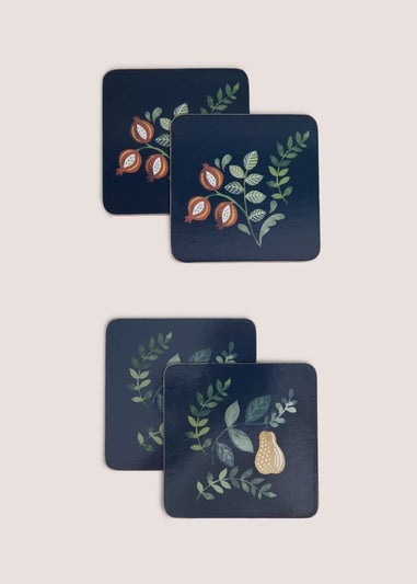 Navy Celestial Lustre Coasters