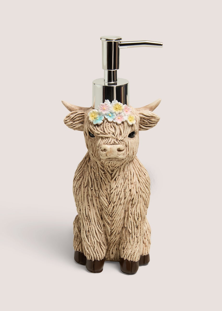 Highland Cow Soap Dispenser