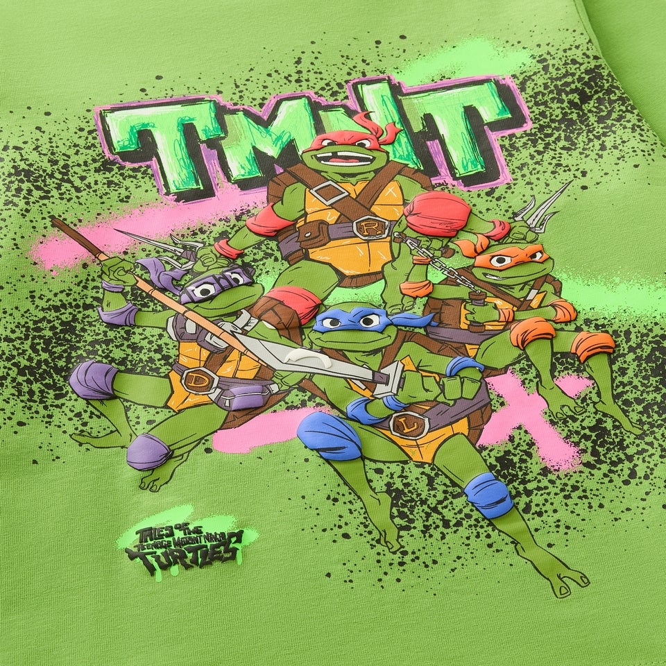 Ninja Turtles Boys Green Pyjama Set (4-13yrs)